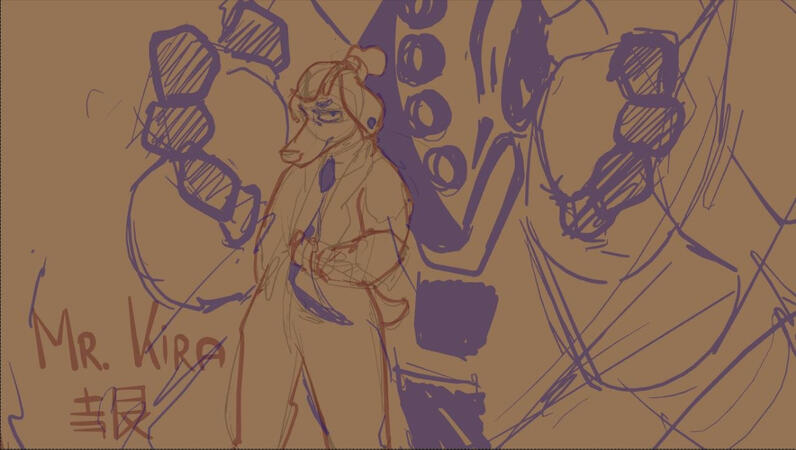 Mech and unassuming looking pilot
